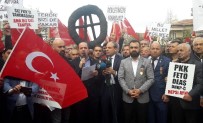 GAZİ YAKINLARI - Şehit Ve Gazi Yakınları Lüksemburg'u Protesto Etti