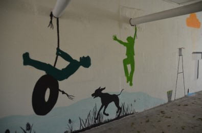 Tunçbilek'in Duvarları Renklendi