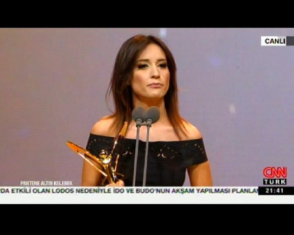 Nazlı Çelik Altın Kelebek'e damga vurdu