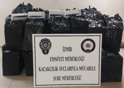 İzmir'de Polisten Kaçak Sigaraya Geçit Yok