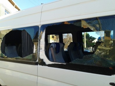 Tekirdağ'da Servis Minibüsü Tarandı Açıklaması 1 Yaralı