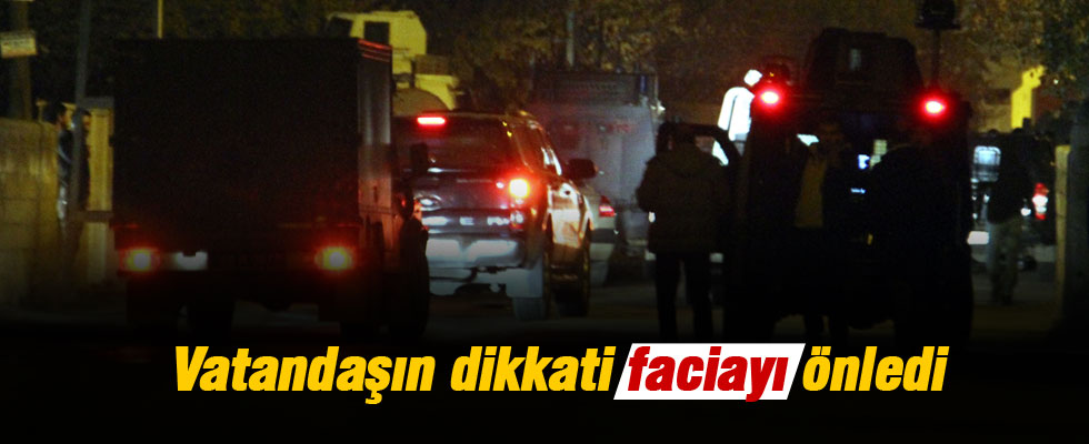 Van'da bomba yüklü araç ele geçirildi