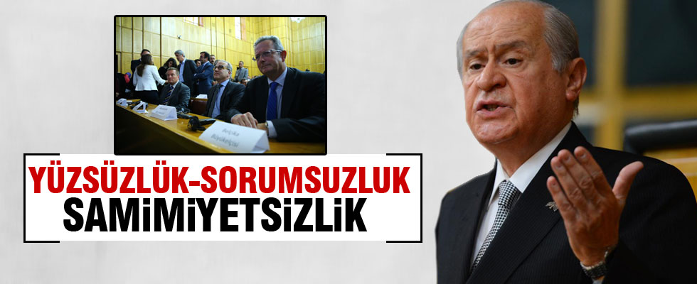 Devlet Bahçeli o isimlere tepki