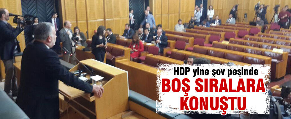 HDP'nin işi gücü şov