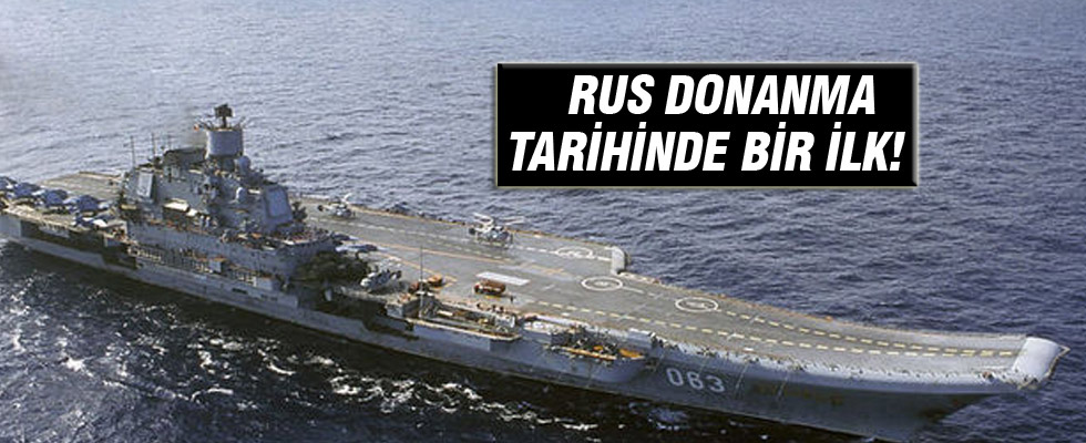 Rusya'nın tek uçak gemisi Suriye'deki operasyona katıldı