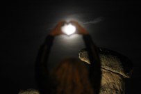 GÖREME - Süper Ay Kartpostallık Görüntüler Oluşturdu