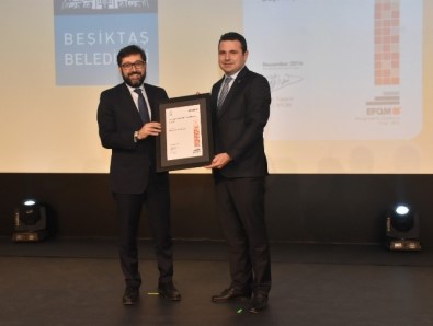 Beşiktaş Belediyesi'ne Mükemmellik Ödülü
