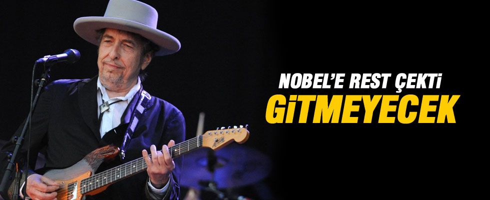 Bob Dylan Nobel törenine gitmeyecek