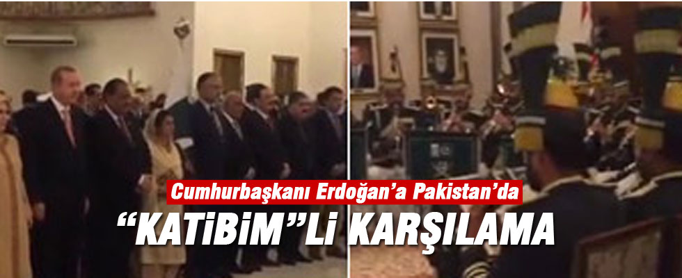 Cumhurbaşkanı Erdoğan'a Pakistan'da sürpriz