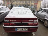 Ordu'da Kar Yağışı Başladı