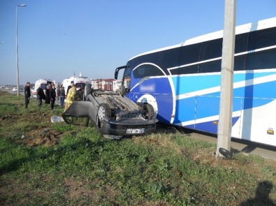 Bandırma'da Trafik Kazası Açıklaması 2 Yaralı