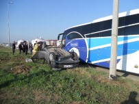 HATALı SOLLAMA - Bandırma'da Trafik Kazası Açıklaması 2 Yaralı