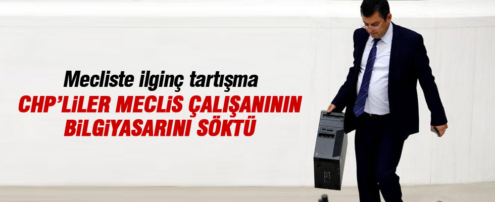 CHP’ye hakaret, bilgisayara gözaltı!