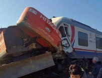 TREN KAZASı - İzmir'de tren kazası