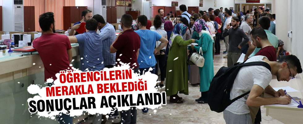 Öğrencilerin beklediği haber az önce geldi
