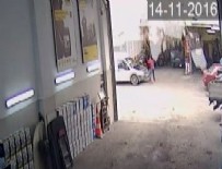 PATLAMA ANI - Ölümden kıl payı kurtuluş kamerada