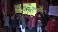 Galatasaray Meydanı'nda 'Cinsel İstismar' Protestosu