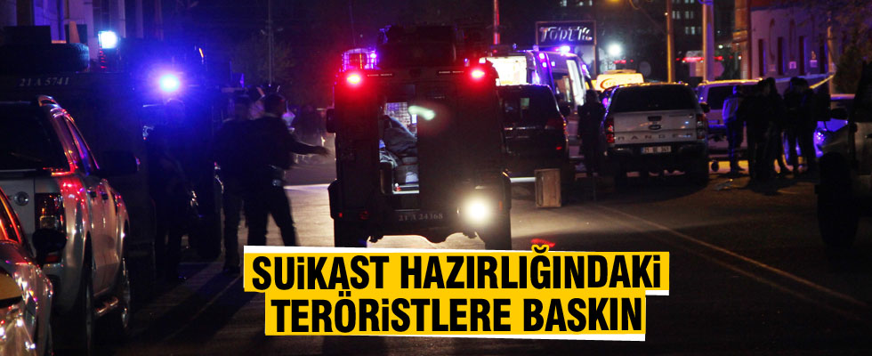 Teröristlere ani baskın