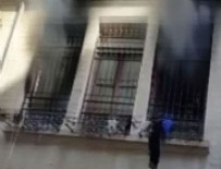 YANGıN YERI - Göç merkezinde yangın çıktı