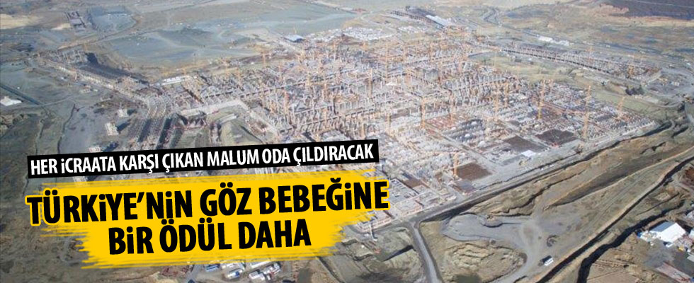 İstanbul Yeni Havalimanı'na uluslararası ödül
