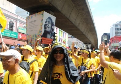 Malezya'da Hükümete Yolsuzluk Protestosu