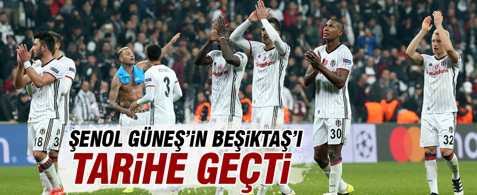 Beşiktaş tarihe geçti