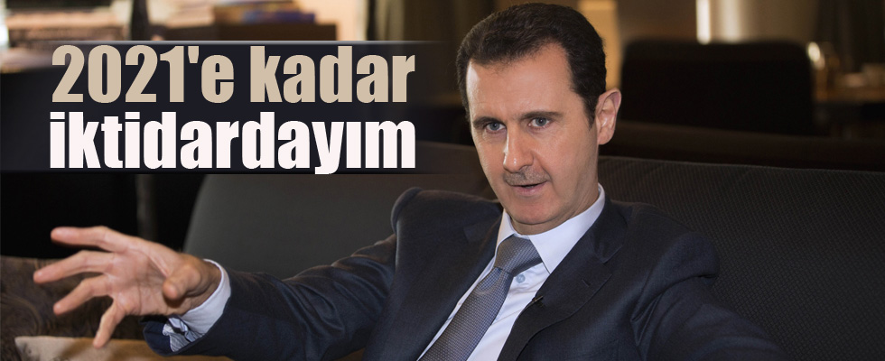 Esed: 2021'e kadar iktidardayım