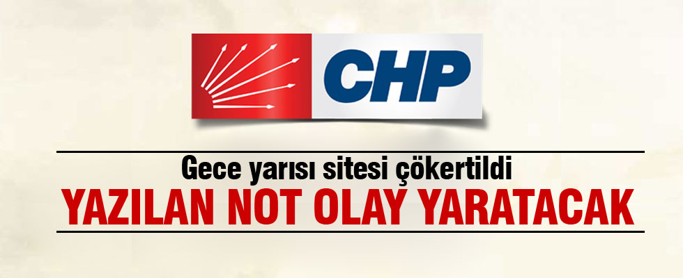 CHP'nin internet sitesine saldırı