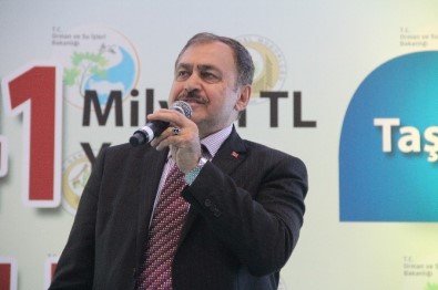Orman Ve Su İşleri Bakanı Veysel Eroğlu Açıklaması