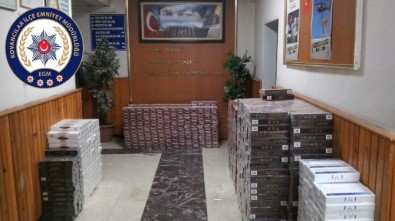 Elazığ'da 14 Bin Paket Kaçak Sigara Yakalandı