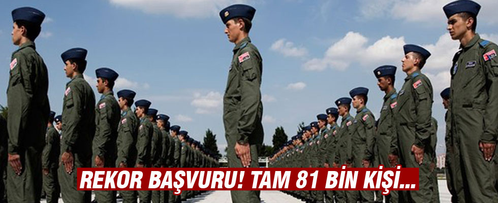 Subay ve Astsubay alımları ilanına rekor başvuru yapıldı