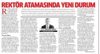 SİZCE - Rektör Elmas, Rektör Atamalarındaki Yeni Düzenlemeyi Yazdı