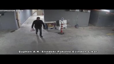 Babasına Bombalı Paket Gönderen Zanlı Kamerada