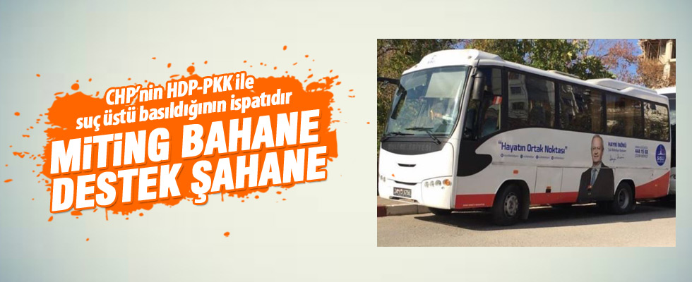 HDP'nin Kartal mitingine CHP desteği
