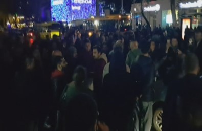 İstanbul'un En İşlek Caddesinde İETT Eylemi