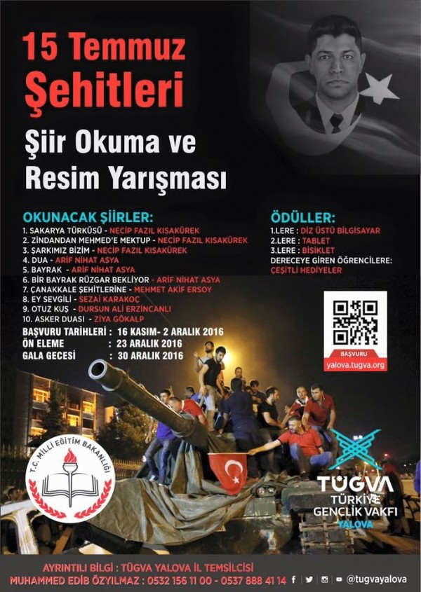 15 Temmuz, şiir, resim ve kısa filmlerle anlatılacak