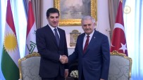 NEÇİRVAN BARZANİ - Başbakan Yıldırım Neçirvan Barzani ile bir araya geldi