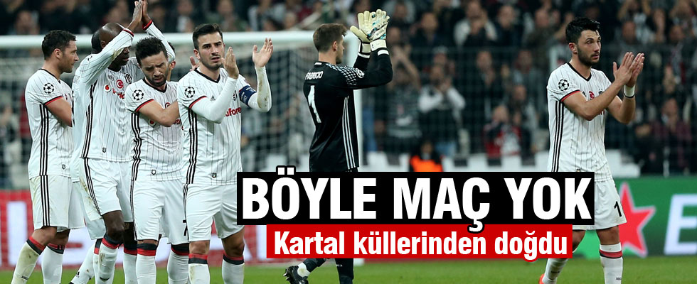 Beşiktaş'tan mükemmel geri dönüş