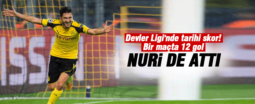 Devler Ligi'nde tarihi skor! Bir maçta 12 gol