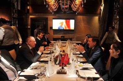 Gökçek İle Jirinovski Yemekte Buluştu