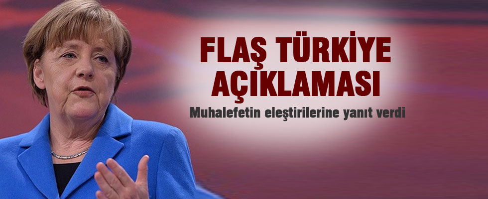 Merkel:Türkiye ile görüşmelerin kesilmesini istemiyoruz