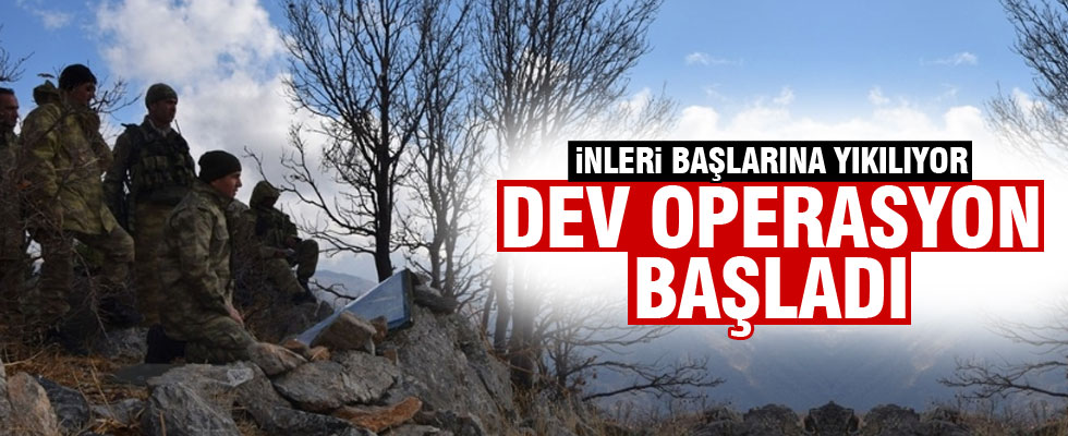 PKK'ya dev operasyon başladı