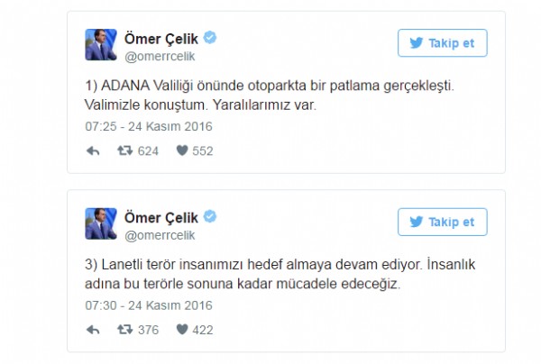 Saldırı sonrası hükümetten ilk açıklama