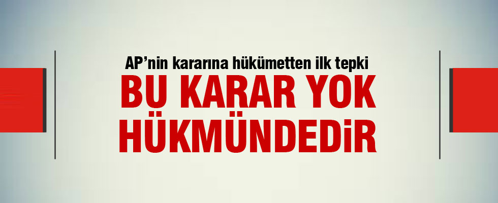 Bakan Çelik: Bu karar yok hükmündedir