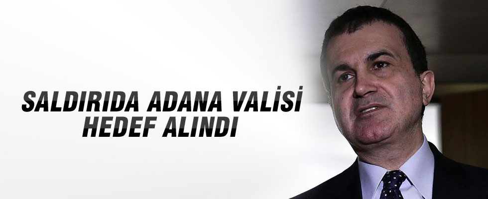 AB Bakanı Ömer Çelik: Saldırıda Adana Valisi hedef alındı
