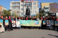 ŞİDDET MAĞDURU - Aksaray'da AK Partili Kadınlardan Basın Açıklaması