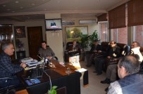 VEZIRHAN - Başkan Yaman'a Askeri Yetkililerden Ziyaret