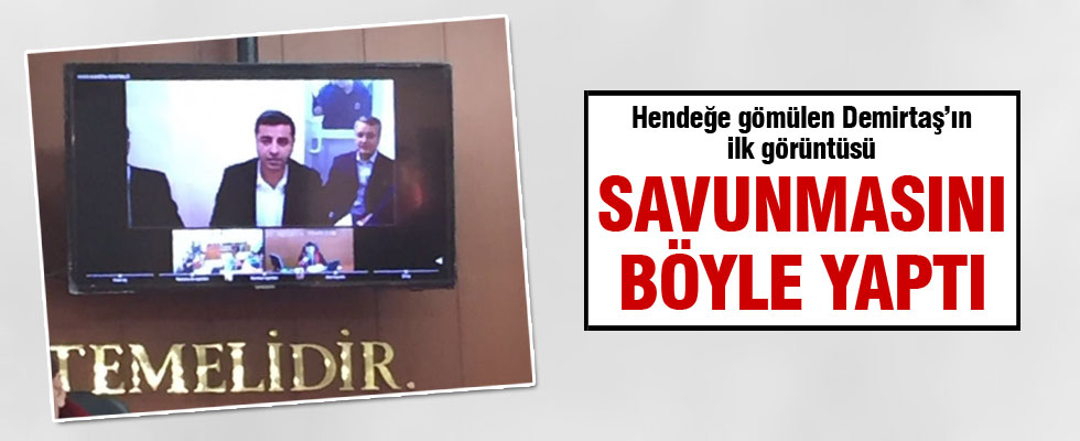 Demirtaş'ın cezaevinden ilk görüntüsü