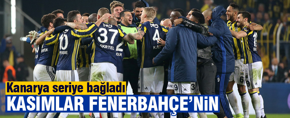 Fenerbahçe Kasım'da kaybetmedi