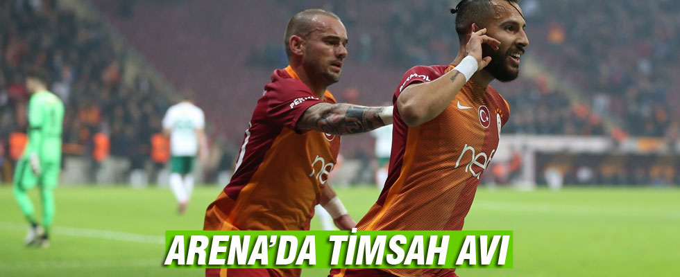 Galatasaray'dan 3 gollü galibiyet